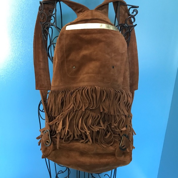 15% BUNDLE!! Boho Joes Jeans BOHO fringe backpack - Picture 2 of 8